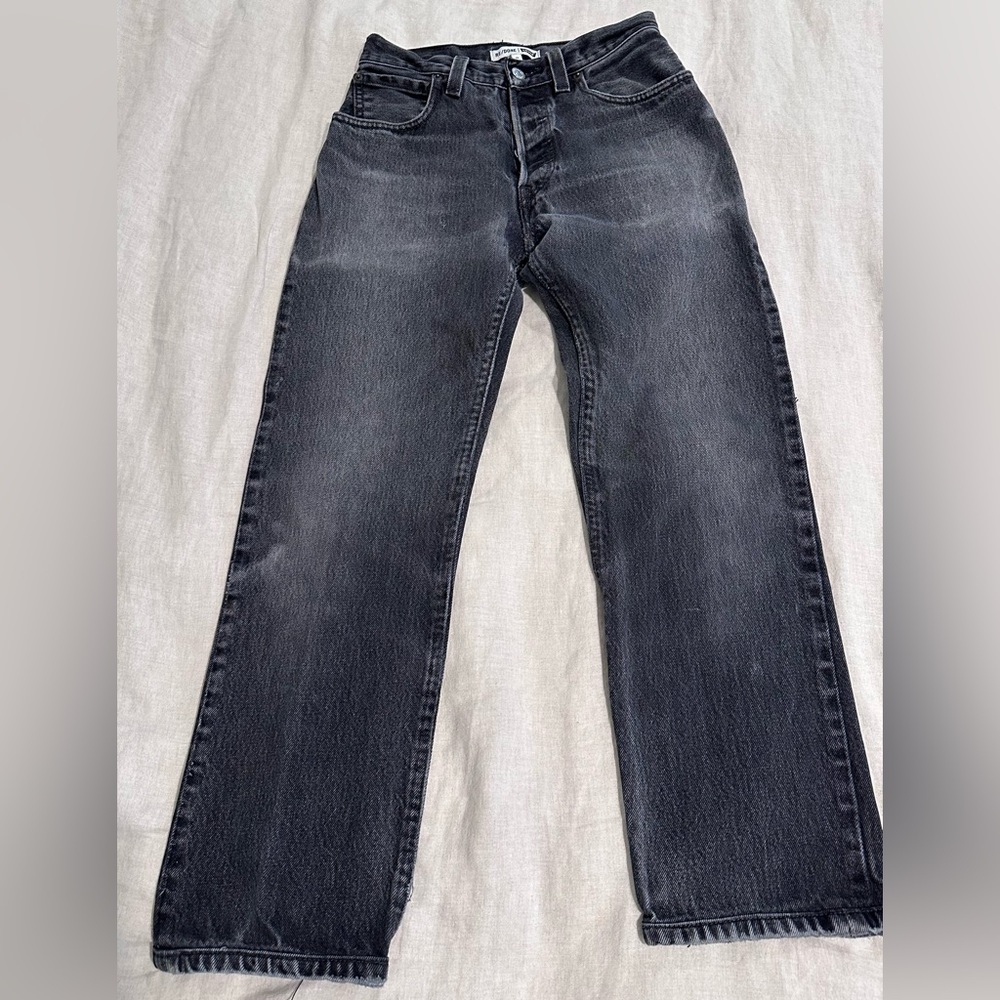 Re/Done Levis straight leg jeans, size 25